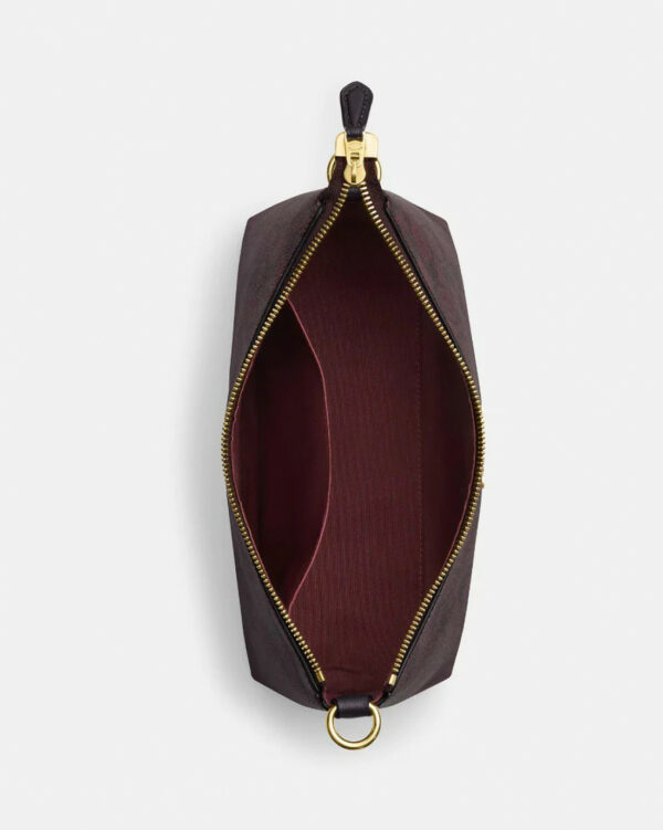 Coach Clara Shoulder Bag In Signature Canvas (Oxblood Multi) - Image 2