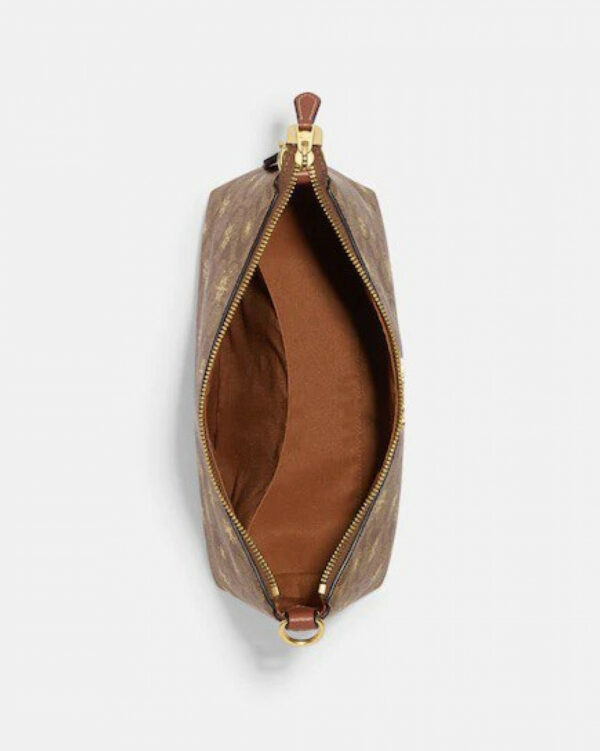 Coach Clara Shoulder Bag In Signature Canvas With Snowflake Print (im/khaki/gold Multi) - Image 2
