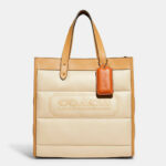Coach Field Tote With Colorblock - Boutique Transfer Comes With Dust Bag,paperbag And Box