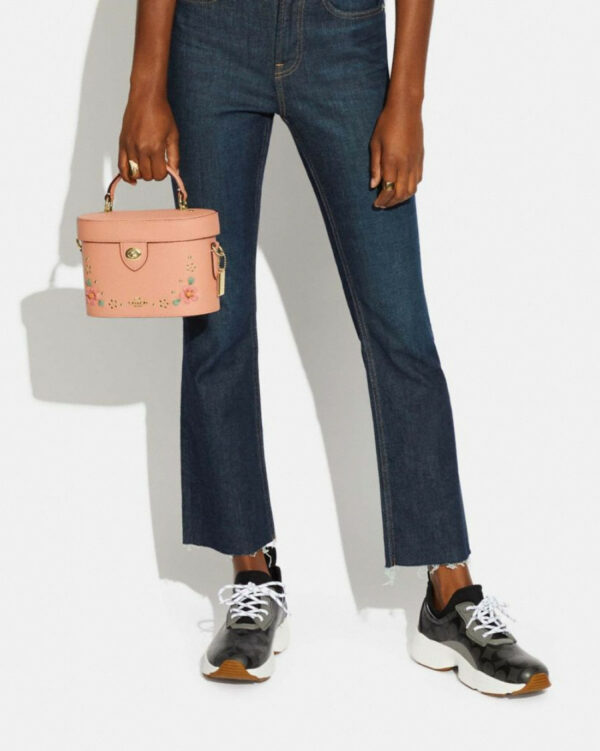 Coach Kay Crossbody With Floral Whipstitch (faded Blush Multi) - Image 5