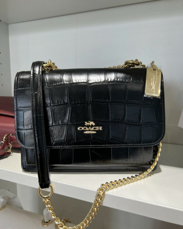 Coach Klare Crossbody (gold/black) - Image 6