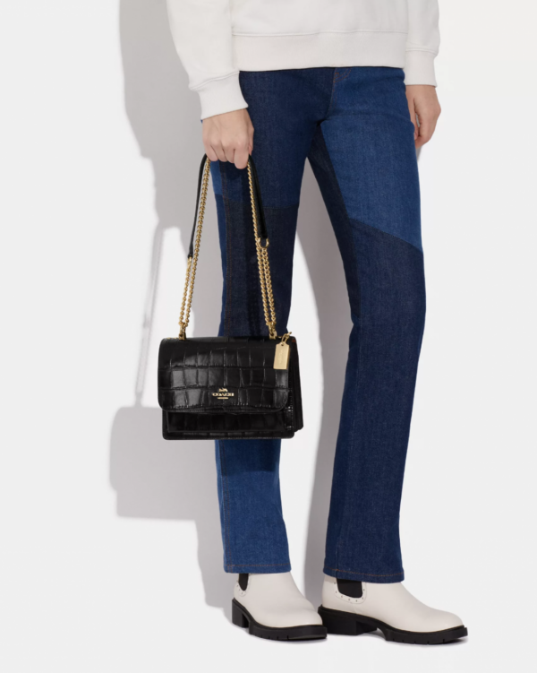 Coach Klare Crossbody (gold/black) - Image 5