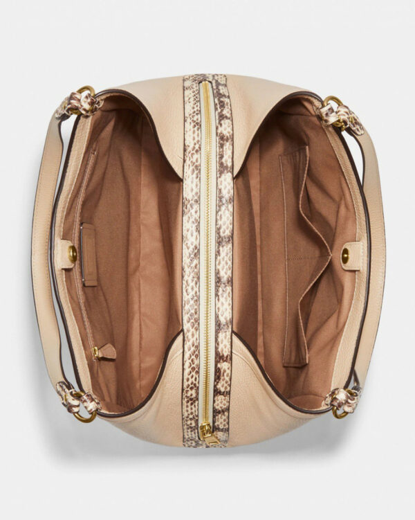 Coach Kristy Shoulder Bag In Color Block Signature (khaki Chalk Multi) - Image 2