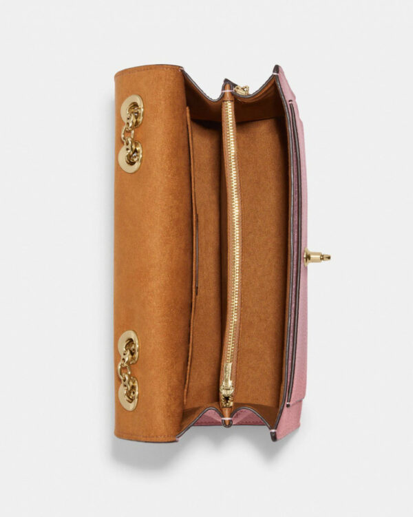 Coach Lane Shoulder Bag (gold/true Pink) - Image 3