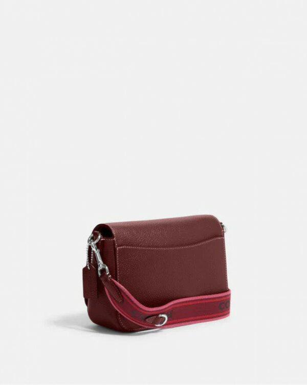 CLEARANCE - Coach Logan Messenger (Wine) AS IS MINOR DEFECT - Image 4