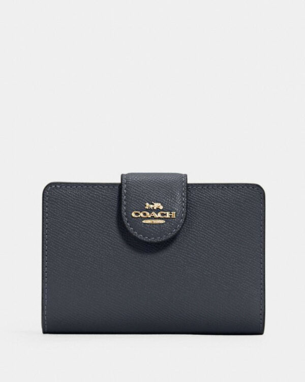 Coach Medium Corner Zip Wallet (im/midnight)