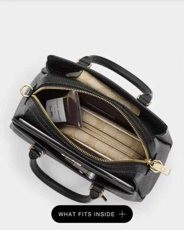 Coach Mini Darcie Carryall (im/black) - Image 2