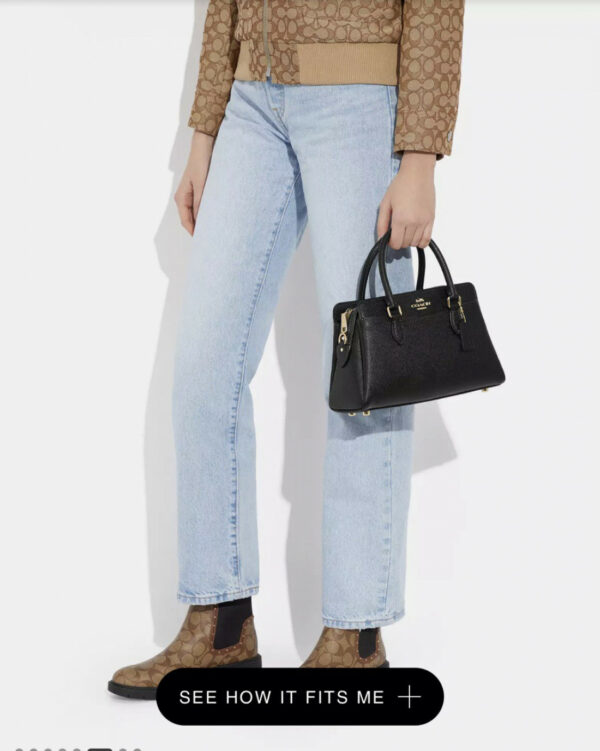 Coach Mini Darcie Carryall (im/black) - Image 3