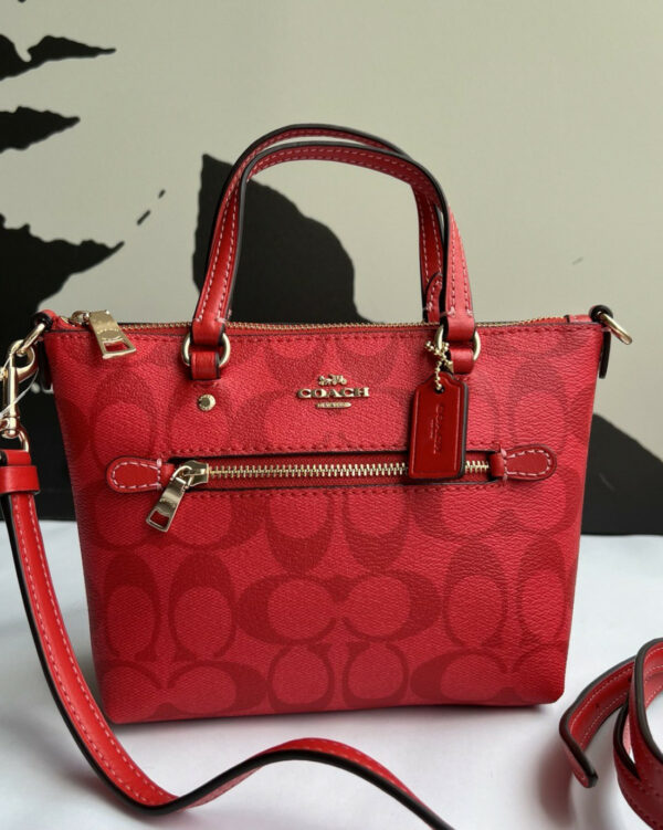 Coach Mini Gallery In Signature (Miami Red) - Image 2
