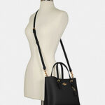 COACH MOLLIE TOTE 25 (IM:BLACK TRUE RED)