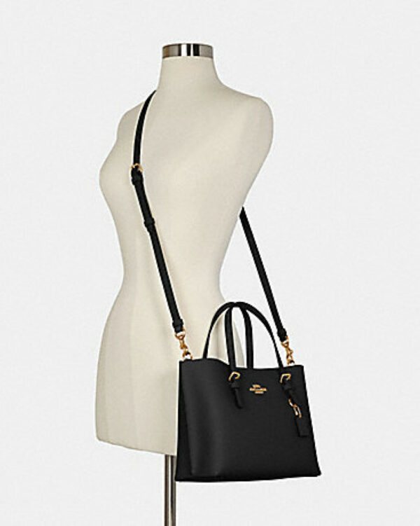Coach Mollie Tote 25 (im/black True Red) - Image 4