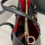 COACH MOLLIE TOTE 25 (IM:BLACK TRUE RED)