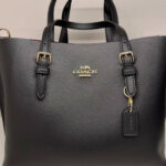 COACH MOLLIE TOTE 25 (IM:BLACK TRUE RED)