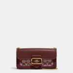[Clearance] - Coach Morgan Crossbody In Signature Chambray (Wine Multi)