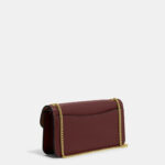 COACH MORGAN CROSSBODY IN SIGNATURE CHAMBRAY (GOLD:WINE MULTI)