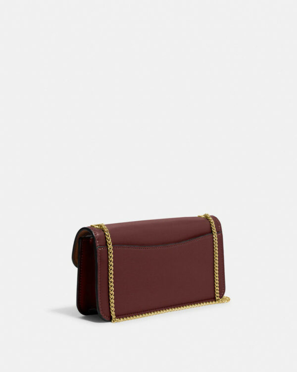 [Clearance] - Coach Morgan Crossbody In Signature Chambray (Wine Multi) - Image 2