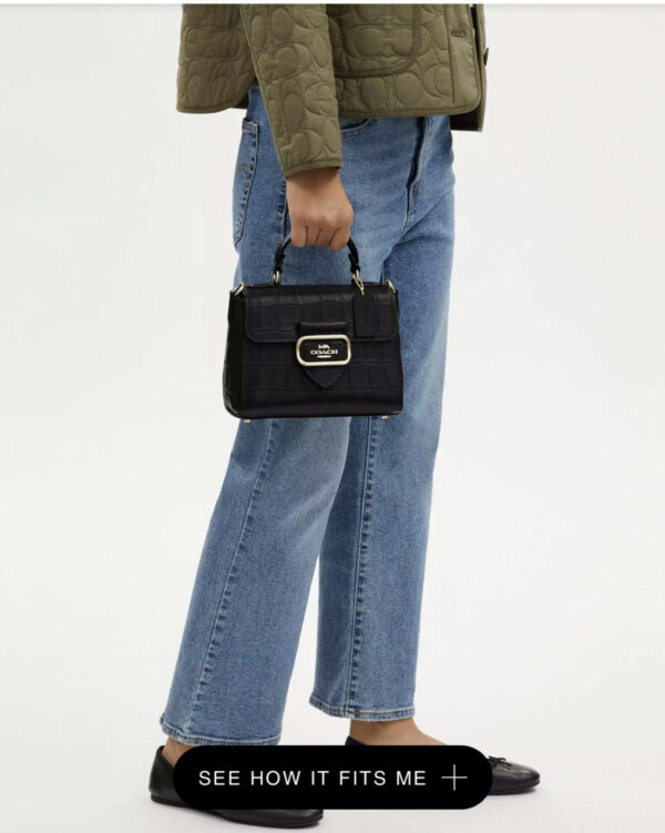 Coach Morgan Top Handle Satchel (Amazon Green) - Image 3