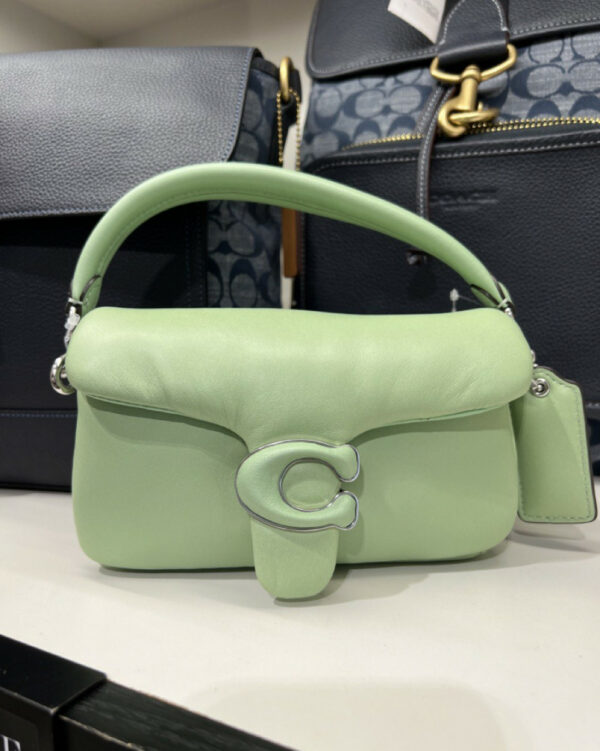 Coach Pillow Tabby Shoulder Bag 18 (lh/pale Pistachio) Boutique Transfer Comes With Paper Bag, Dust Bag And Box
