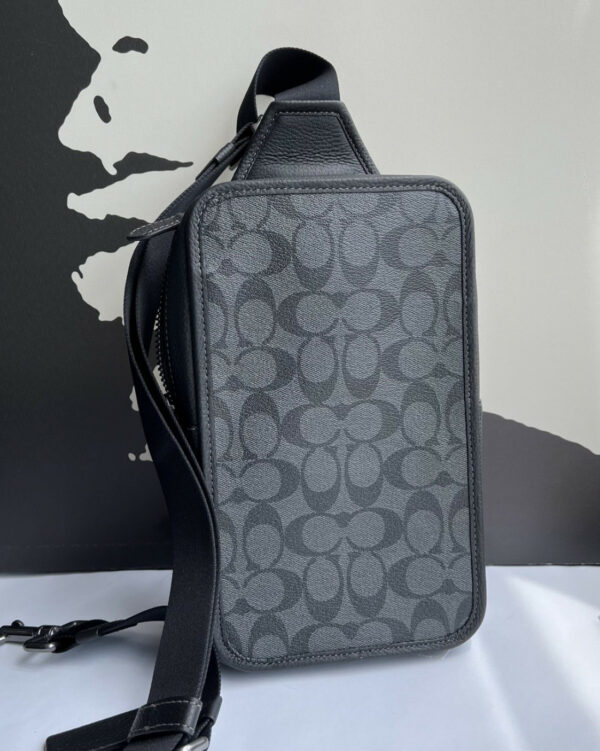 Coach Sullivan Pack In Signature (Charcoal Black) - Image 3