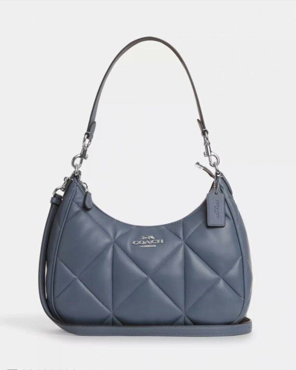 Coach Teri Hobo With Puffy Diamond Quilting (sv/light Mist)
