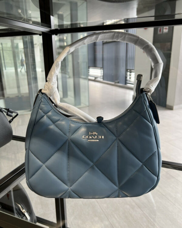 Coach Teri Hobo With Puffy Diamond Quilting (sv/light Mist) - Image 5