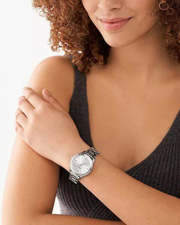 Fossil Dayle Three-hand Stainless Steel Watch (BQ3885) - Image 2