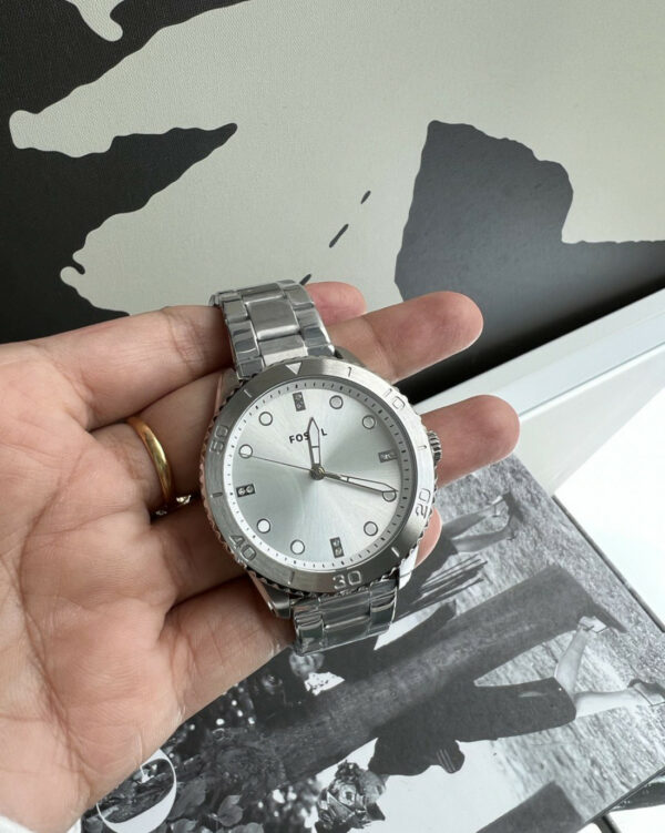 Fossil Dayle Three-hand Stainless Steel Watch (BQ3885) - Image 3