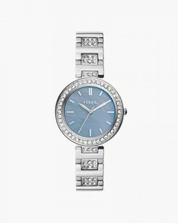 Fossil Karli Three-hand Stainless Steel Watch (bq3865)