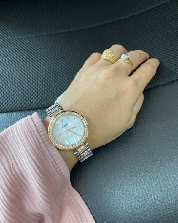 Fossil Karli Three-hand Two-tone Stainless Steel Watch (BQ3337) - Image 3