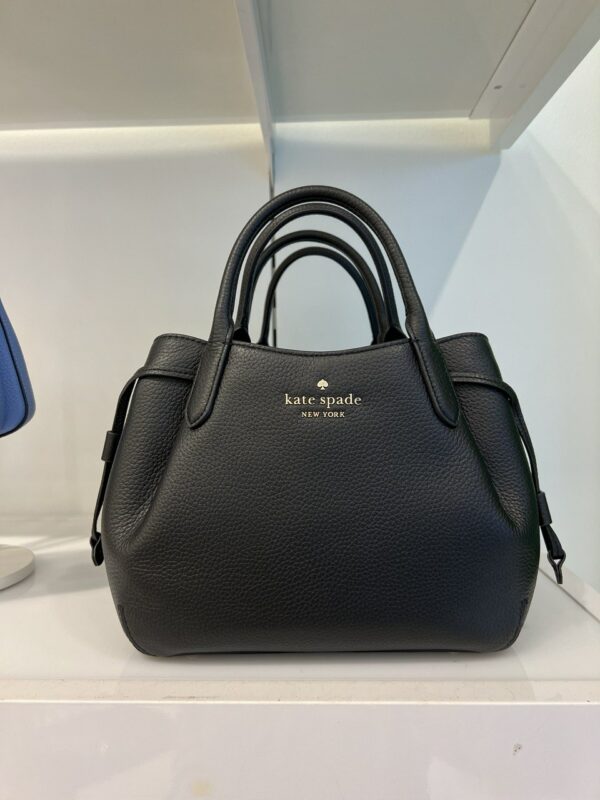 [Pre Order]- Kate Spade Dumpling Small Satchel (Black) - Image 5