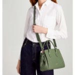 KATE SPADE KNOTT MEDIUM SATCHEL (ROMAINE) BOUTIQUE TRANSFER COMES WITH PAPERBAG AND DUSTBAG