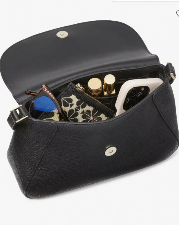Kate Spade Monica Flap Crossbody (black) - Image 4