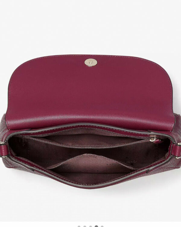 Kate Spade Monica Flap Crossbody (dark Raspberry) - Image 2
