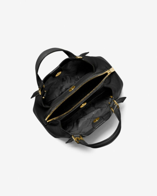 Michael Kors Arlo Small Pebbled Leather Crossbody Bag (black) - Image 2