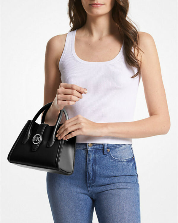Michael Kors Gabby Small Satchel (Black) - Image 2