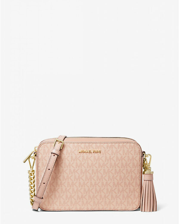 Michael Kors Ginny Medium Logo Crossbody (ballet)