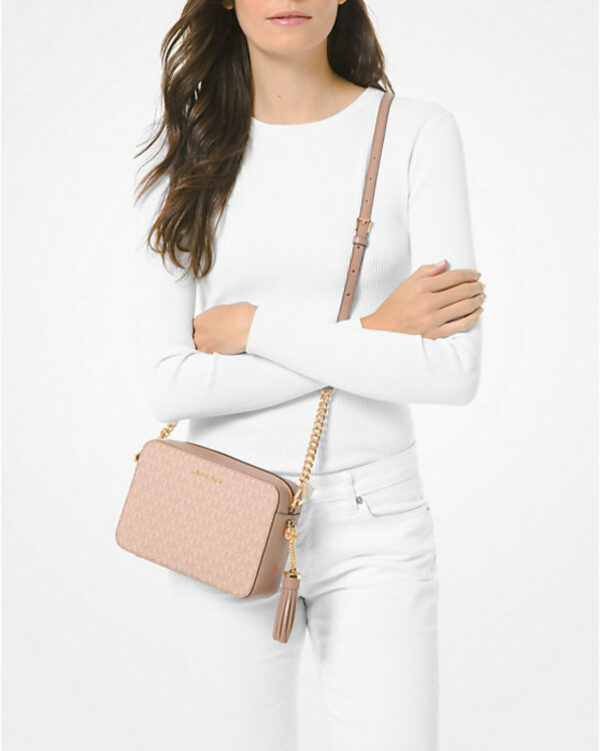 Michael Kors Ginny Medium Logo Crossbody (ballet) - Image 3
