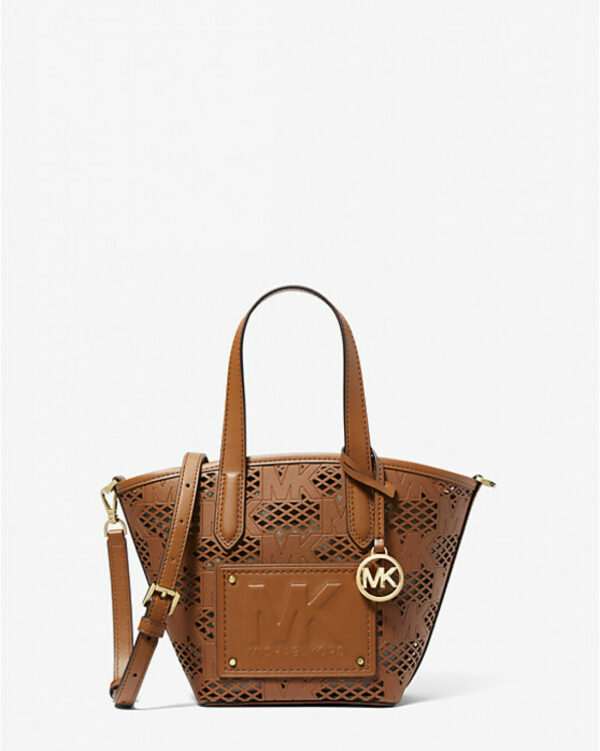 Michael Kors Kimber Small 2 In 1 Perforated Leather Tote Bag (luggage)