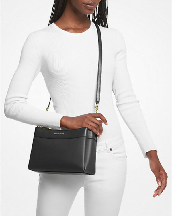 Michael Kors Lori Small Crossbody (Black) - Image 2