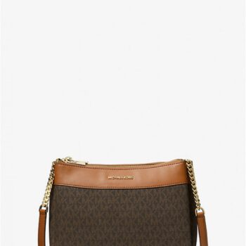 Michael Kors Lori Small Logo Crossbody (brown)