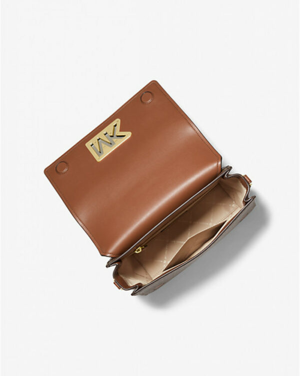 Michael Kors Mimi Medium Logo Messenger (brown) - Image 3