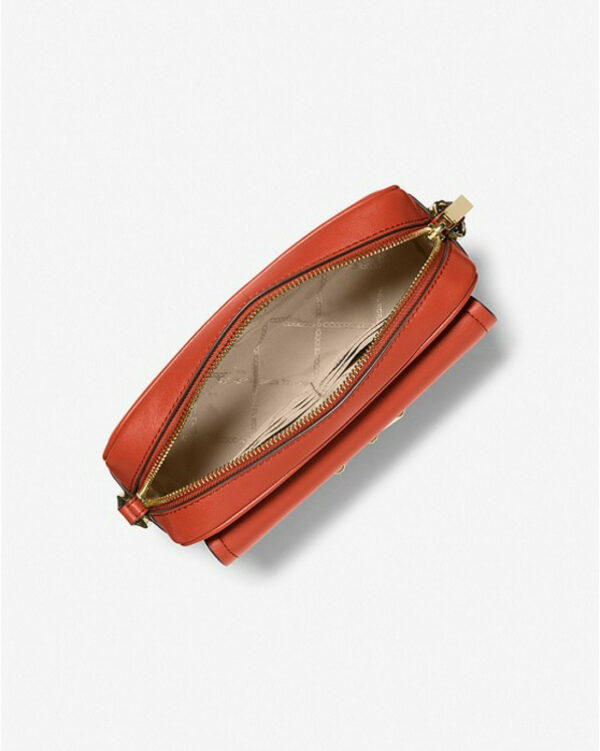 Michael Kors Parker Medium Leather Crossbody (deep Orange)  Boutique Transfer - Image 2