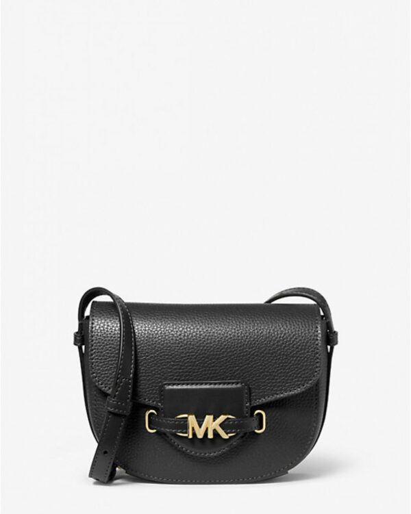 Michael Kors Reed Small Pebbled Leather Crossbody Bag (black)
