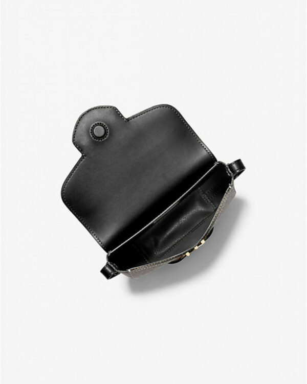 Michael Kors Reed Small Pebbled Leather Crossbody Bag (black) - Image 2