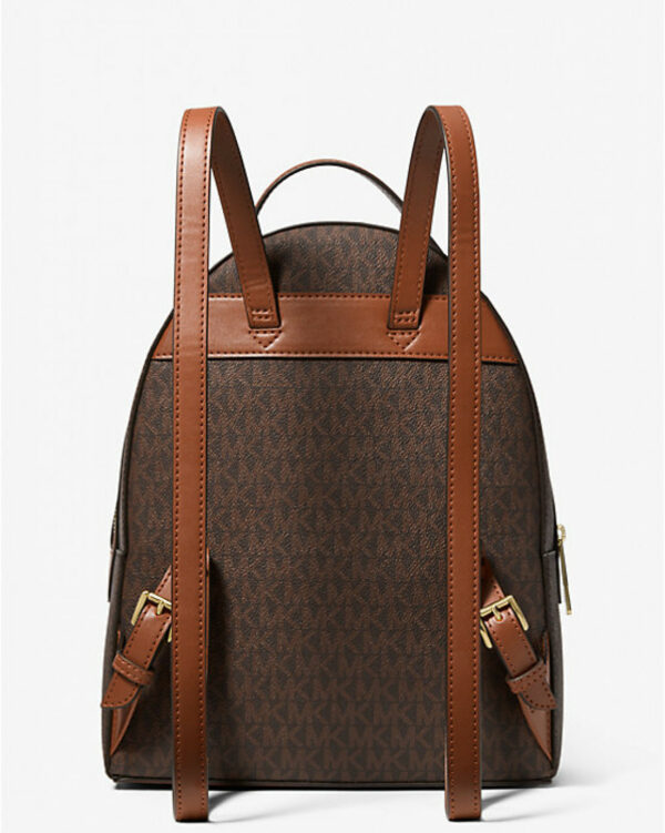 Michael Kors Sheila Medium Logo Backpack (Brown) - Image 2