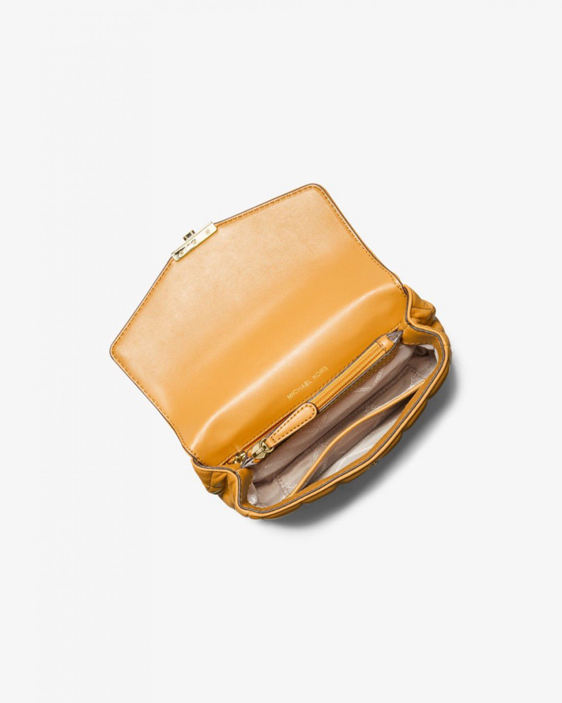 Michael Kors Soho Small Quilted Leather Shoulder Bag marigold Boutique Collection Butik Sarah Shaber