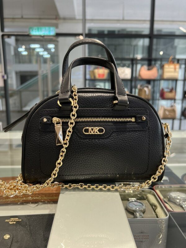 Michael Kors Williamsburg Small Pebbled Leather (black) - Image 4