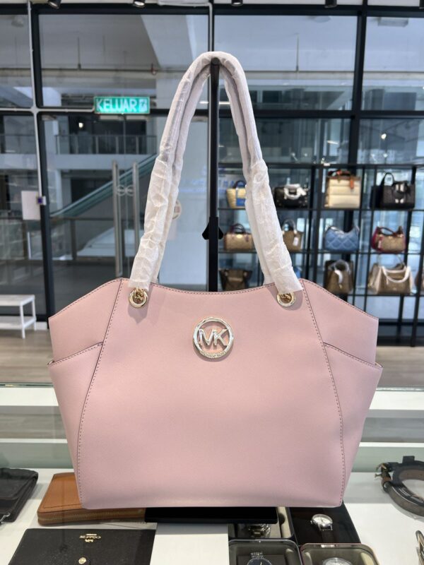 Michael Kors Jet Set Travel Saffiano Large Shoulder Bag (blossom)