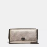 Coach Alexa Turnlock Clutch (platinum)