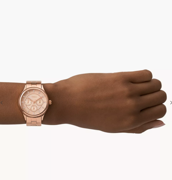 Fossil Modern Sophisticate Multifunction Rose Gold Tone Watch Women (bq1561) - Image 2
